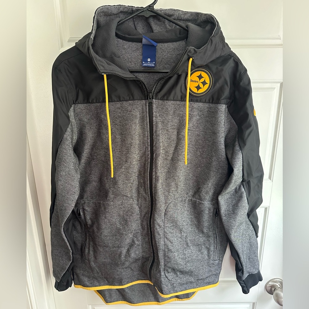 Men’s Nike Pittsburgh Steelers AV15 Full Zip Hooded Jacket NWOT
